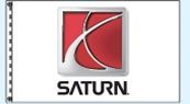 Checkers Double Face Dealer Logo Spacewalker Flag (Saturn)