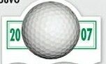 Golf Sports Schedule Magnet