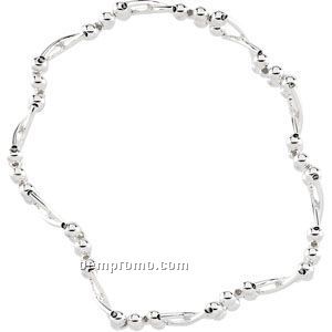 Ladies' Stainless Steel 7mm Stretch Bracelet