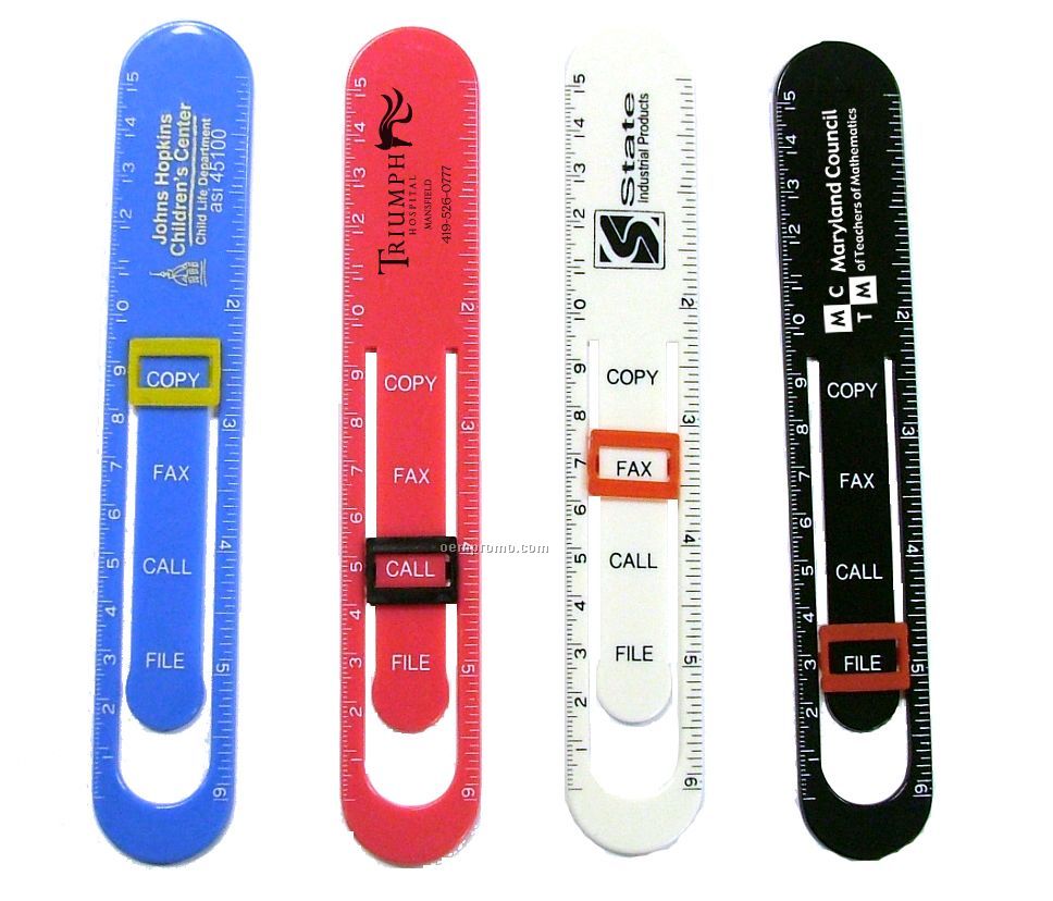 Ruler With Message Clip