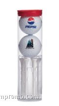 Wilson Ultra 2 Golf Ball Tube With Tees