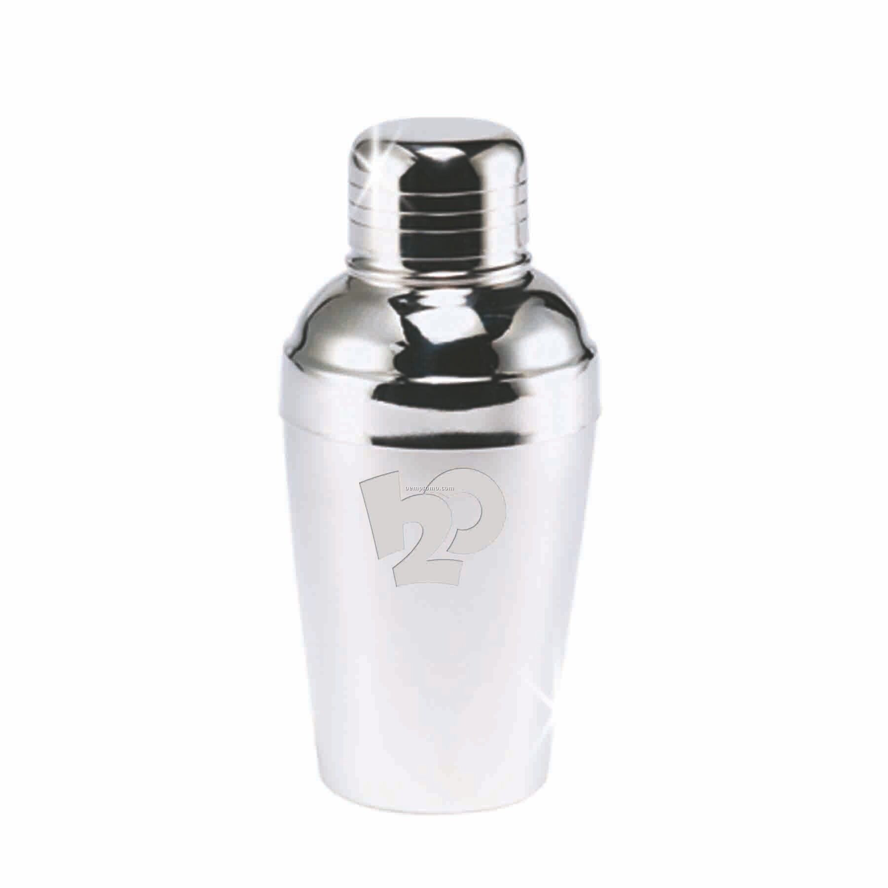 8 Oz. Stainless Steel Martini Selection Shaker (Deep Etch)