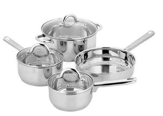 Four Sets Stainless Pot