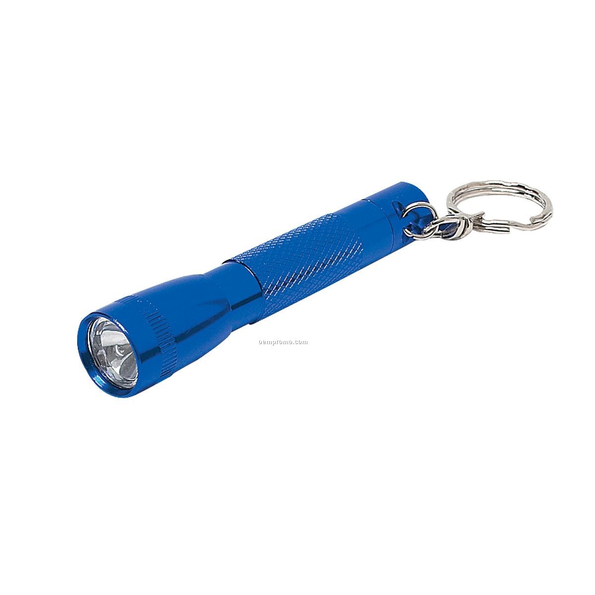 Small Blue Flashlight Keychain