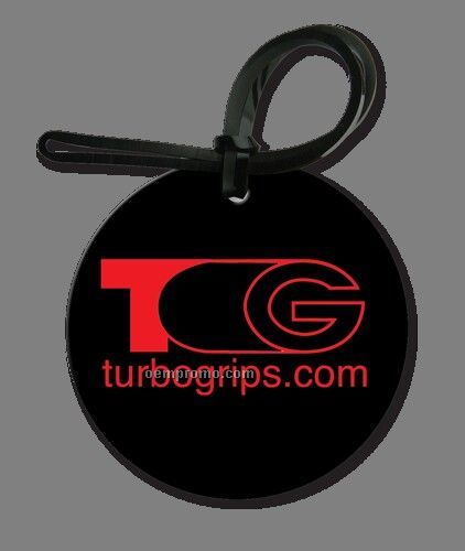 Sof-touch Large Round Bag Id Tag
