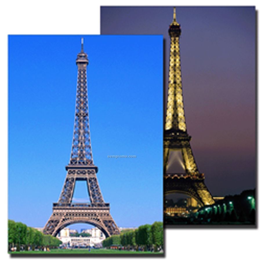 3d Lenticular Postcard (Eiffel Tower)