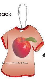 Apple T-shirt Zipper Pull