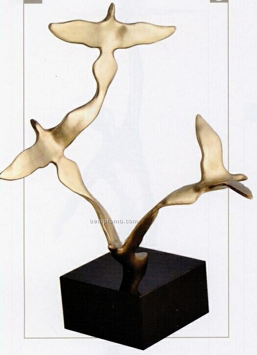 Celebrate Abstract Doves Sculpture