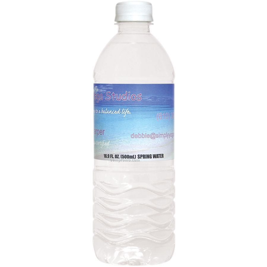 16.9 Oz. Custom Label Bottled Water