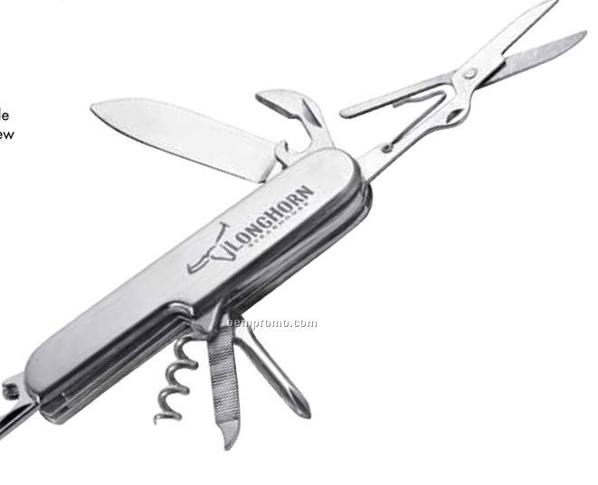 8-function Stainless Steel Knife
