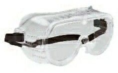 Boxed Regular Perforated Safety Goggles W/ Vinyl Frame - 155bx