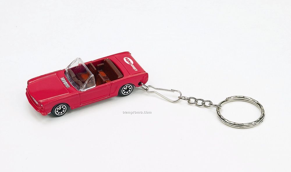 3"X1-1/4"X1-1/4" 1965 Classic Convertible With Key Chain