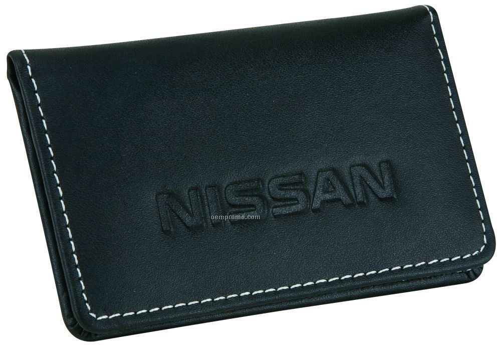 Leather Folding Style Credit Card/Business Card Holder