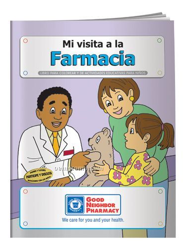 Coloring Book - My Visit To The Pharmacy(Spanish)