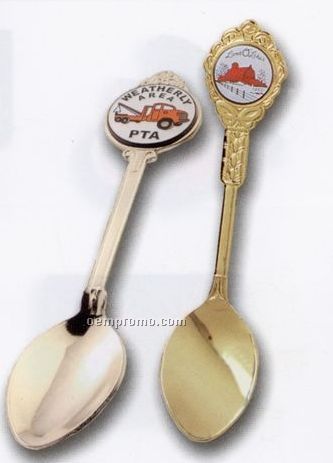 Gold Plated Spoon For 5/8" Emblem