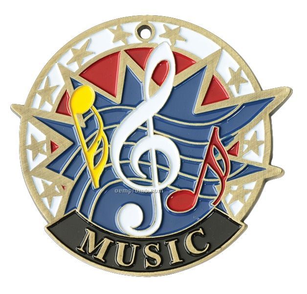 Medals, "Music" - 2" Usa Sports Medals