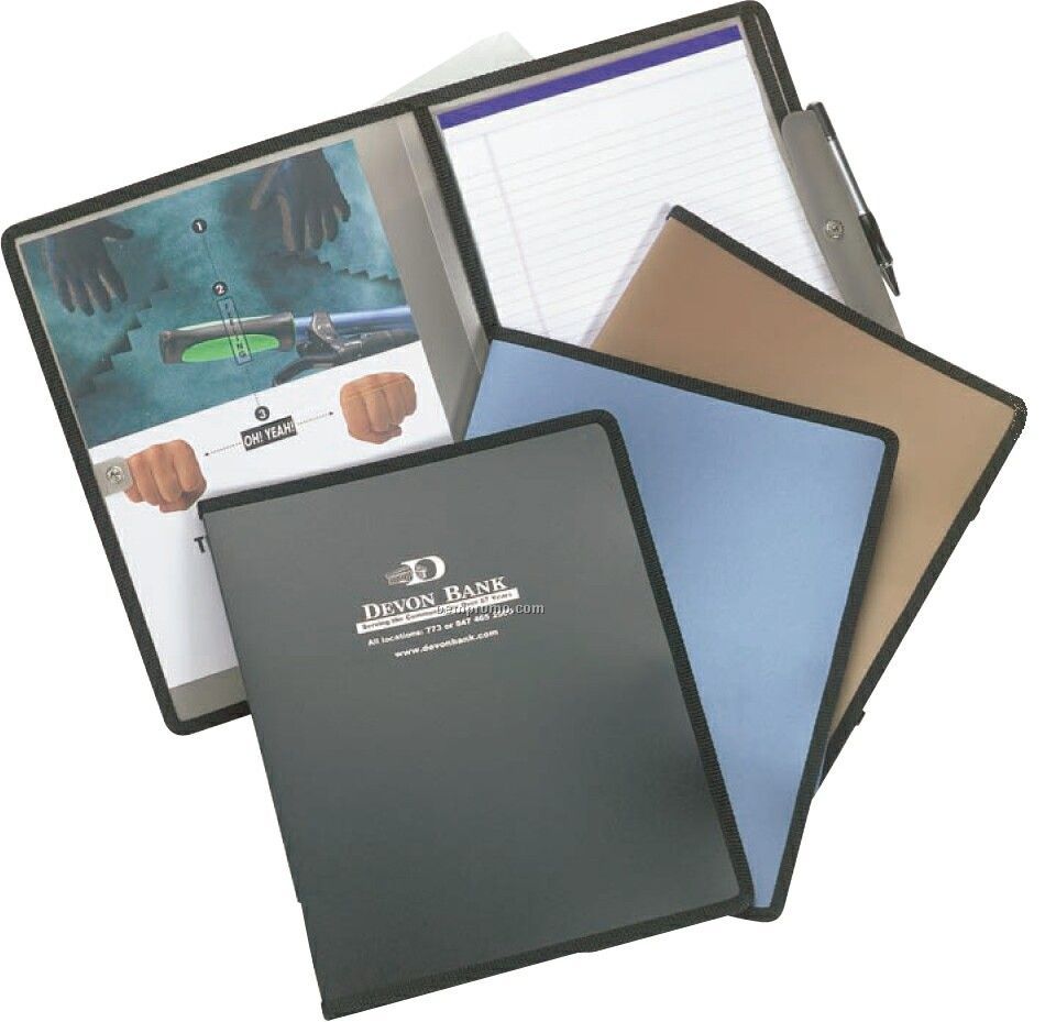 Pad Folder With Memo Pad & Pocket & Pen Slot