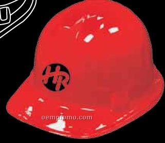 Red Plastic Construction Hat