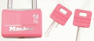Master Lock Breast Cancer Awareness Padlock