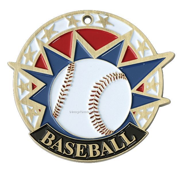 Medals, "Baseball" - 2" Usa Sports Medals