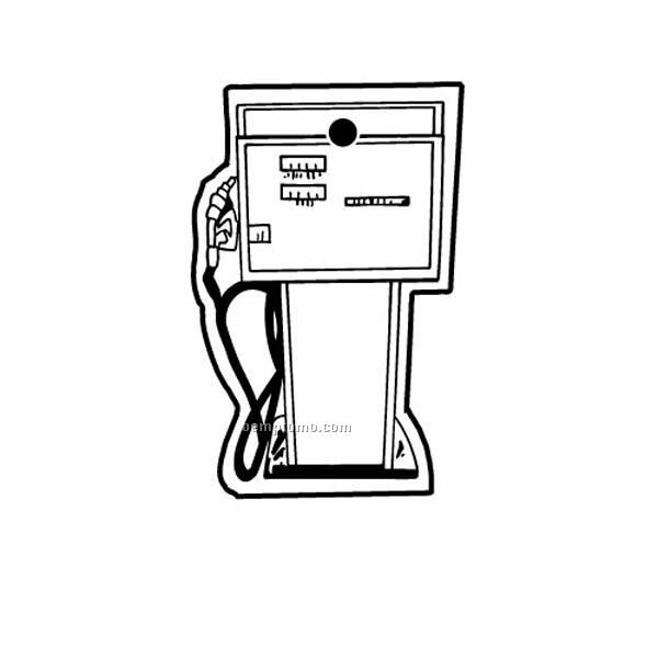 Stock Shape Collection Gas Pump 1 Key Tag