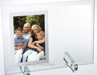 Beveled Glass Vertical Mirror Photo Frame (8"X11"X3/16")