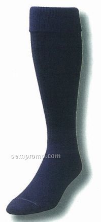 Solid Color Toe & Heel Soccer Sock (7-11 Medium)
