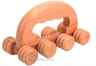 8 Wheels Shape Wooden Massager