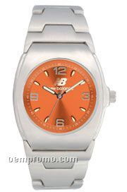 Pedre Men's Orange Dial Symphony Watch W/Adjustable Bracelet