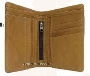 Showcase Wallet W/Center Zipper