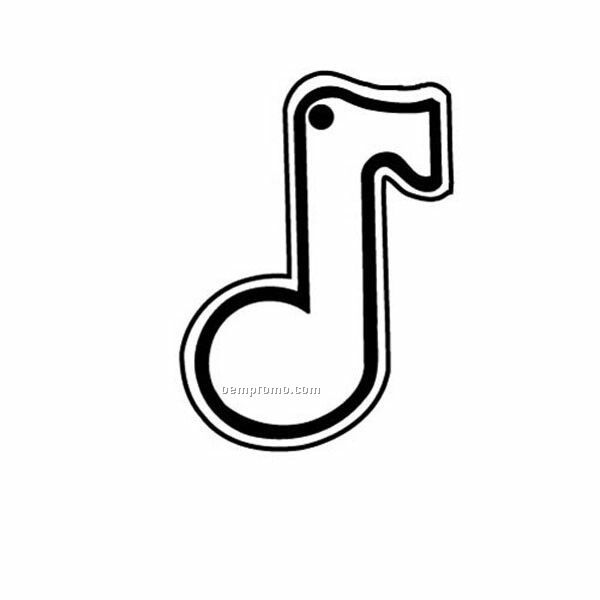 Stock Shape Collection Musical Note Outline Key Tag