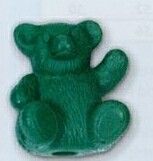 Teddy Bear Stock Shape Pencil Top Eraser