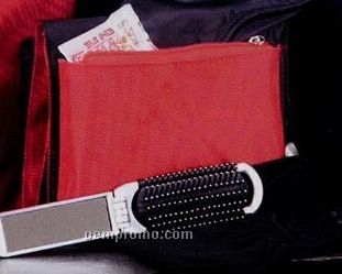Travel Accessory Kit In Red Make Up Carrying Case