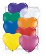 6" Jewel Assorted Heart Balloons