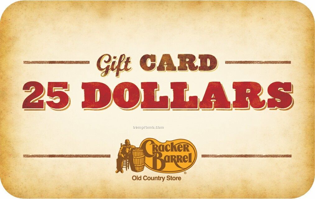 $25 Cracker Barrel Old Country Store Gift Cards