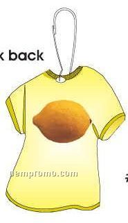 Lemon T-shirt Zipper Pull