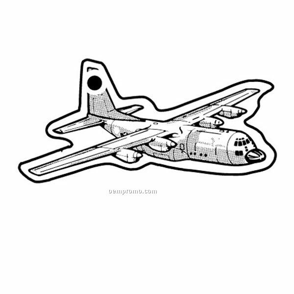 Stock Shape Collection Airplane W/ Detail Key Tag