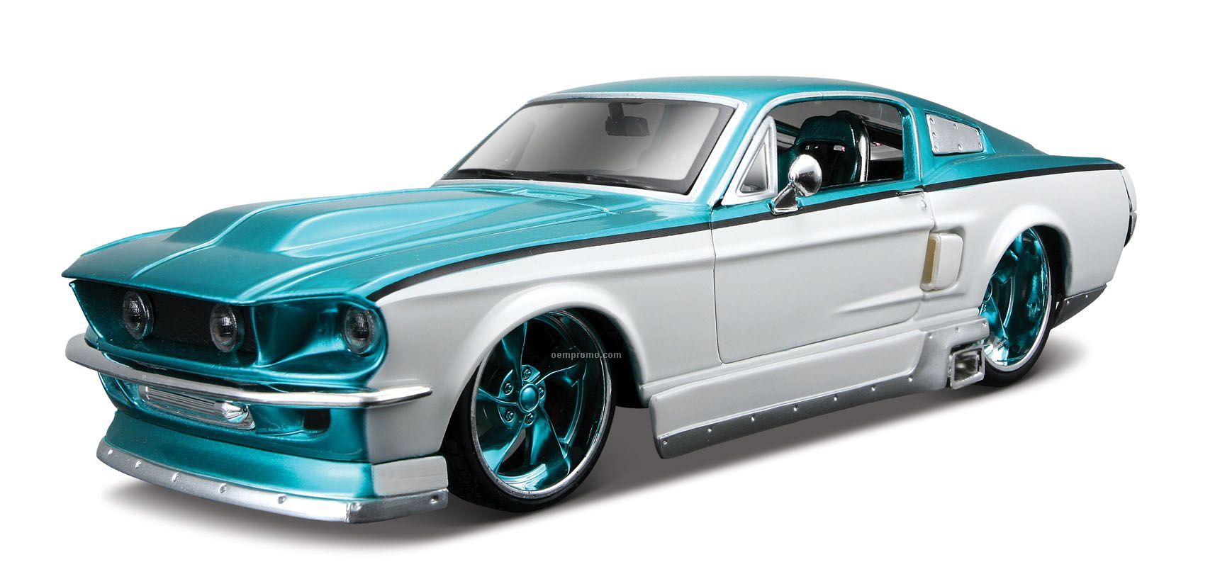 7"X2-1/2"X3" 1967 Ford Mustang Gt All Star Series Die Cast Replica