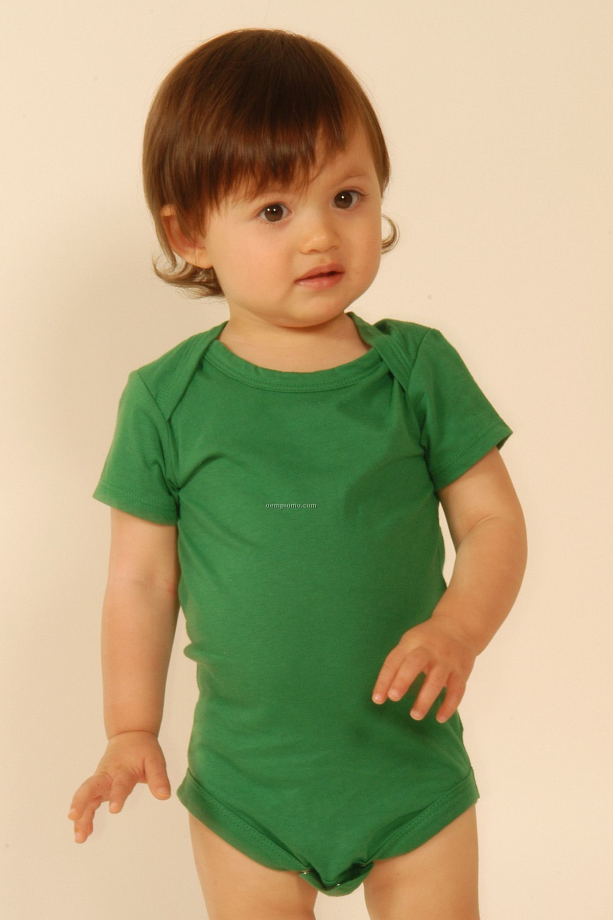 Infant Lap Shoulder Short Sleeve Onesie (6m-24m)