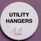 Adgrabbers Round Utility Hanger (3")