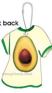 Avocado T-shirt Zipper Pull