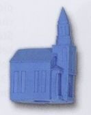 Church Stock Shape Pencil Top Eraser