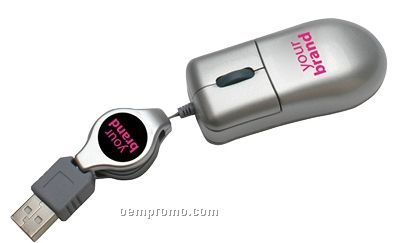 Compact Travel Mini USB Optical Mouse