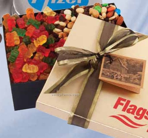 Gift Box With Candy And / Or Nuts