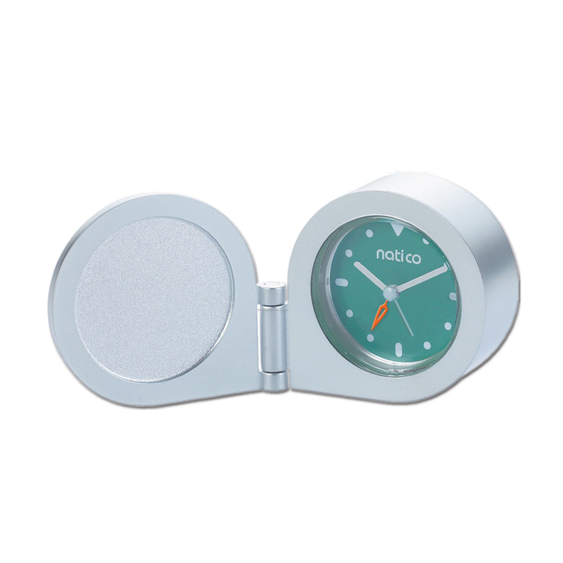 Round Alarm Clock In Tin Box