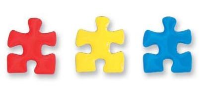 Jigsaw Die-struck Teamwork Emblem Pin
