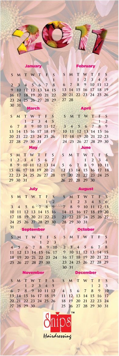 Ez Mail Garden Floral Greeting Card Wall Calendar
