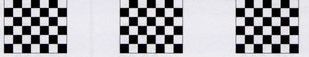 Rectangular Checkered Pennant Strings (9