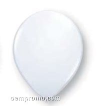 5" White Latex Single Color Balloon (100 Count)