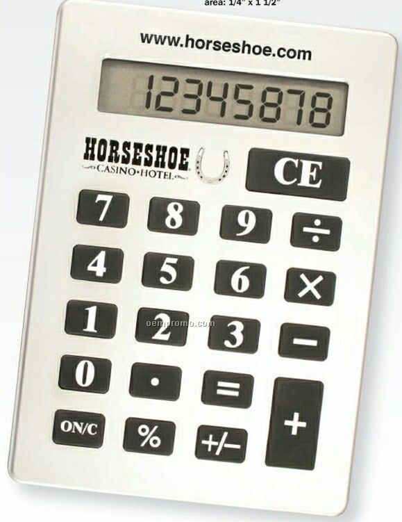 Enormous 8 Digit Desktop Calculator